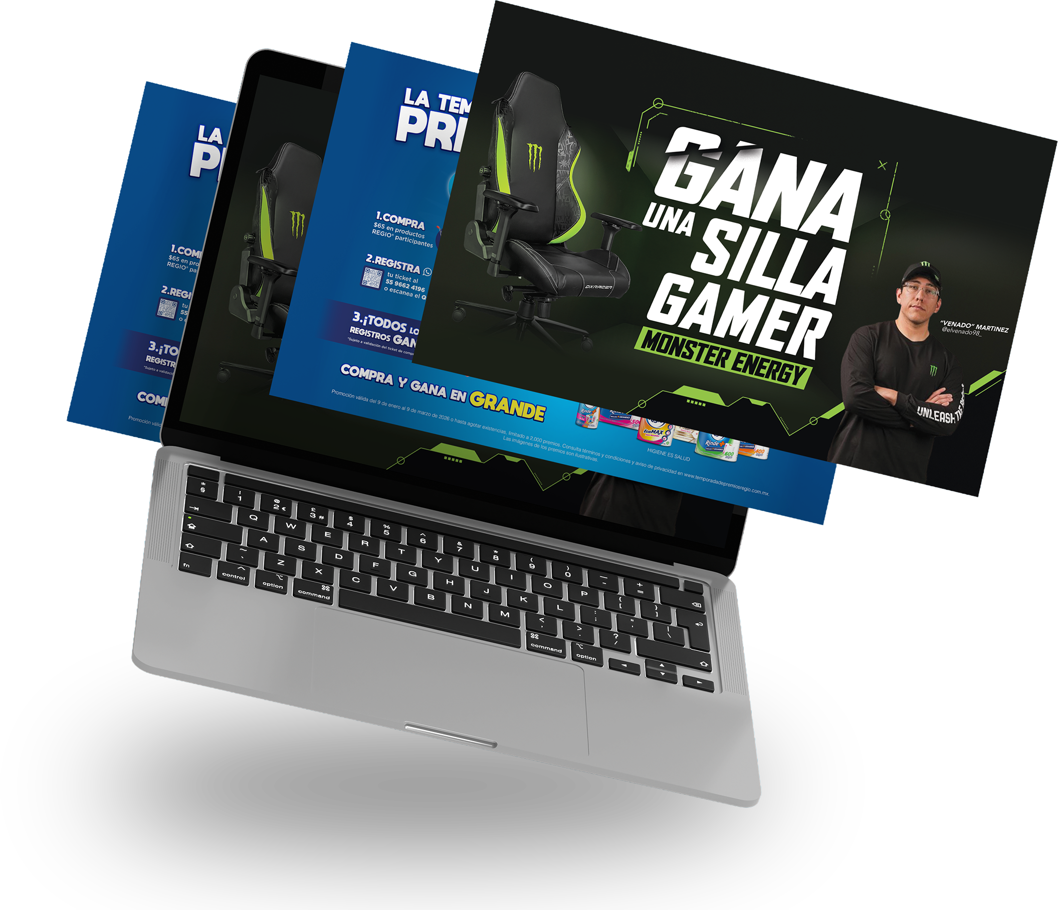 Paid media mockup